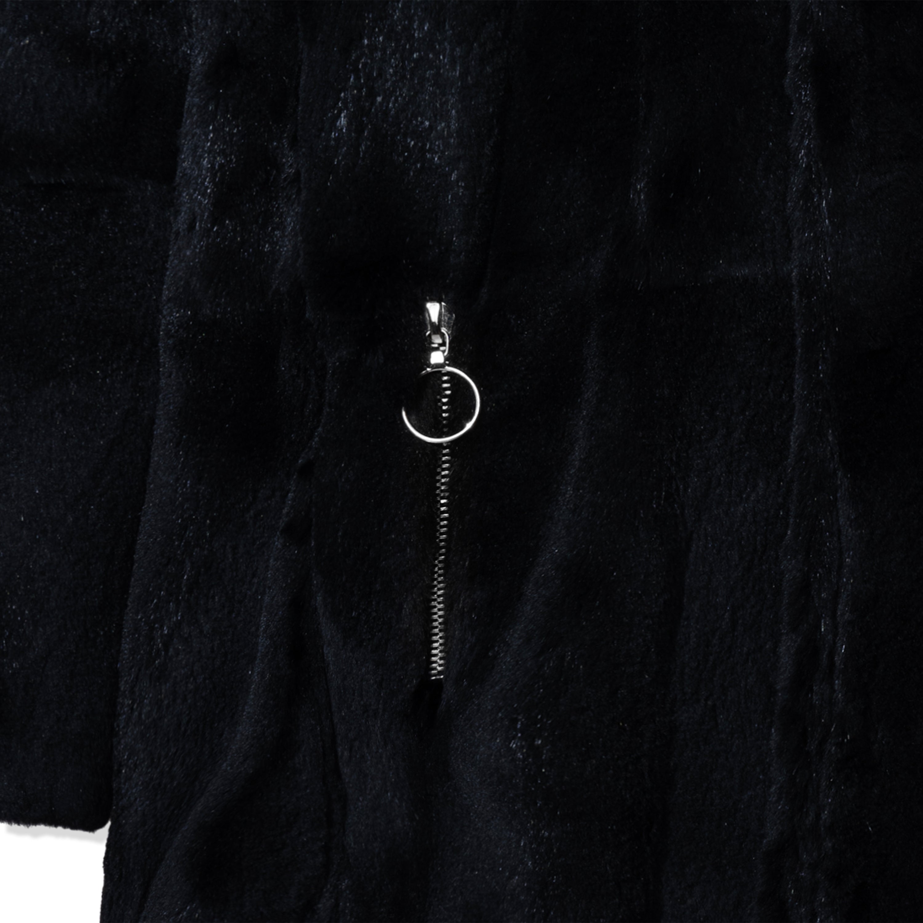 FUR COAT BLACK