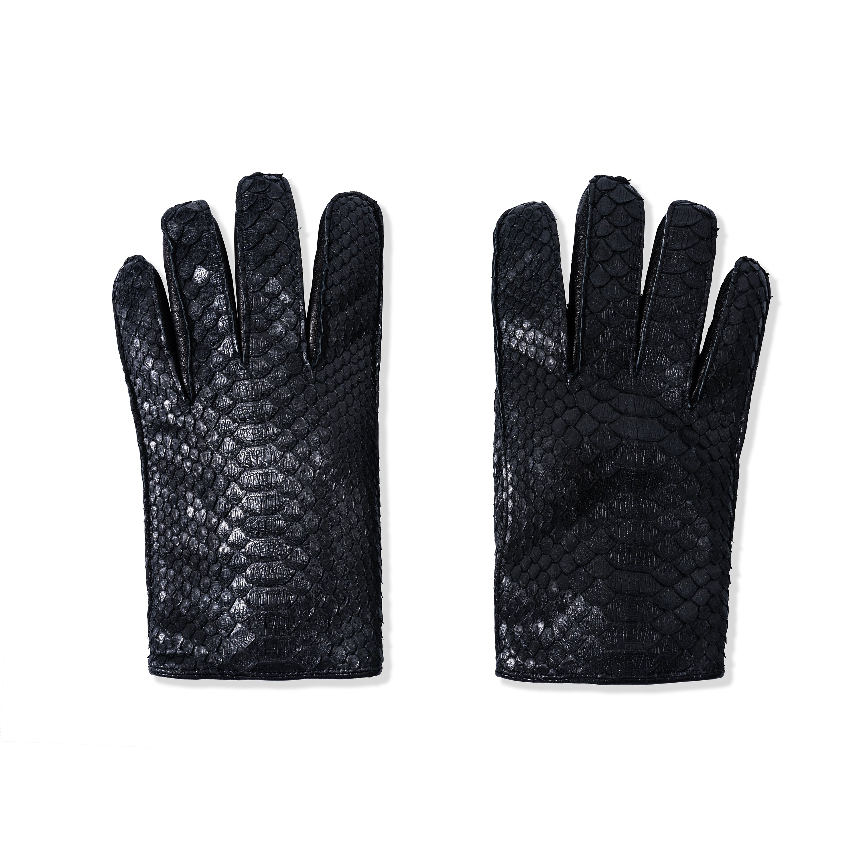 PYTHON LEATHER GLOVES