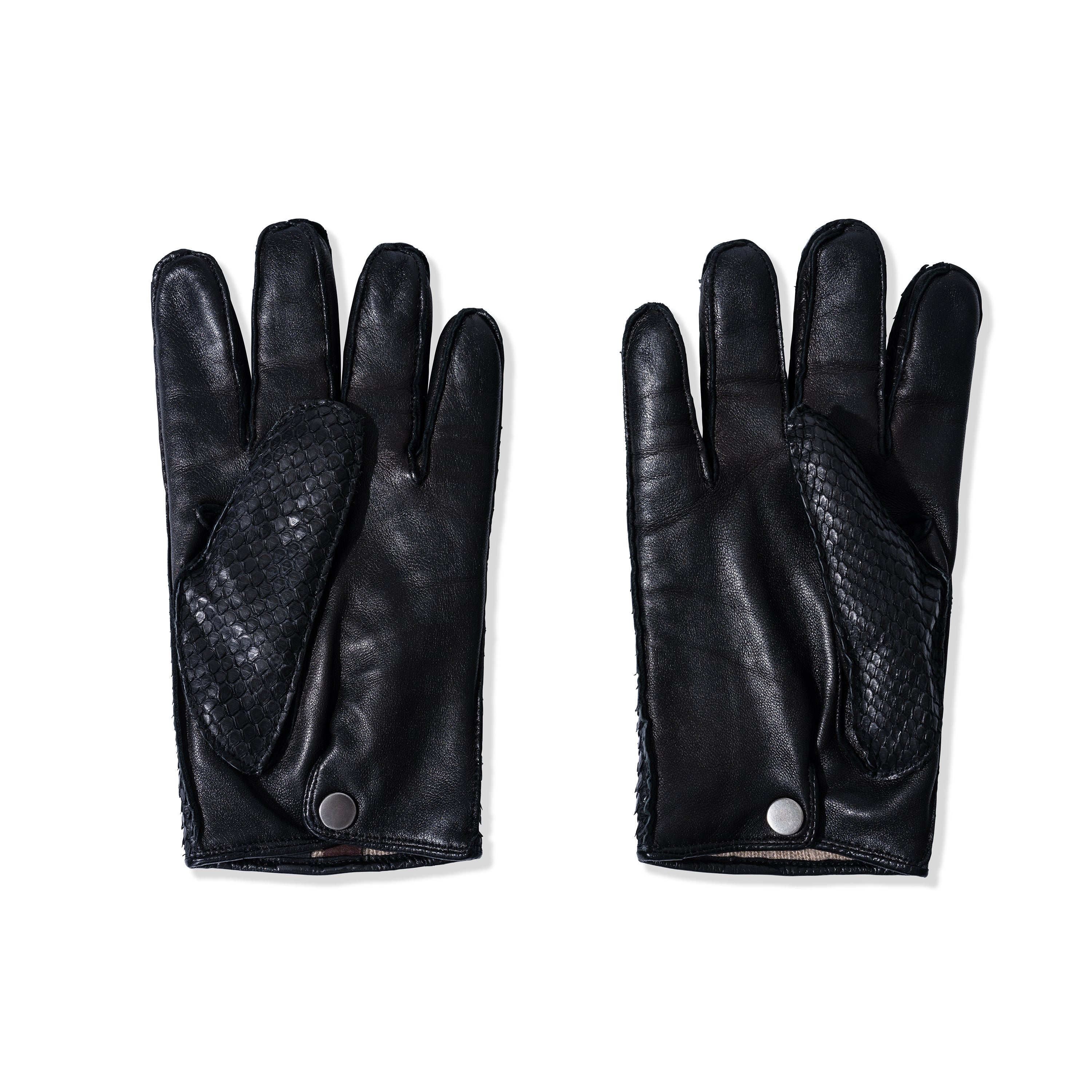 PYTHON LEATHER GLOVES