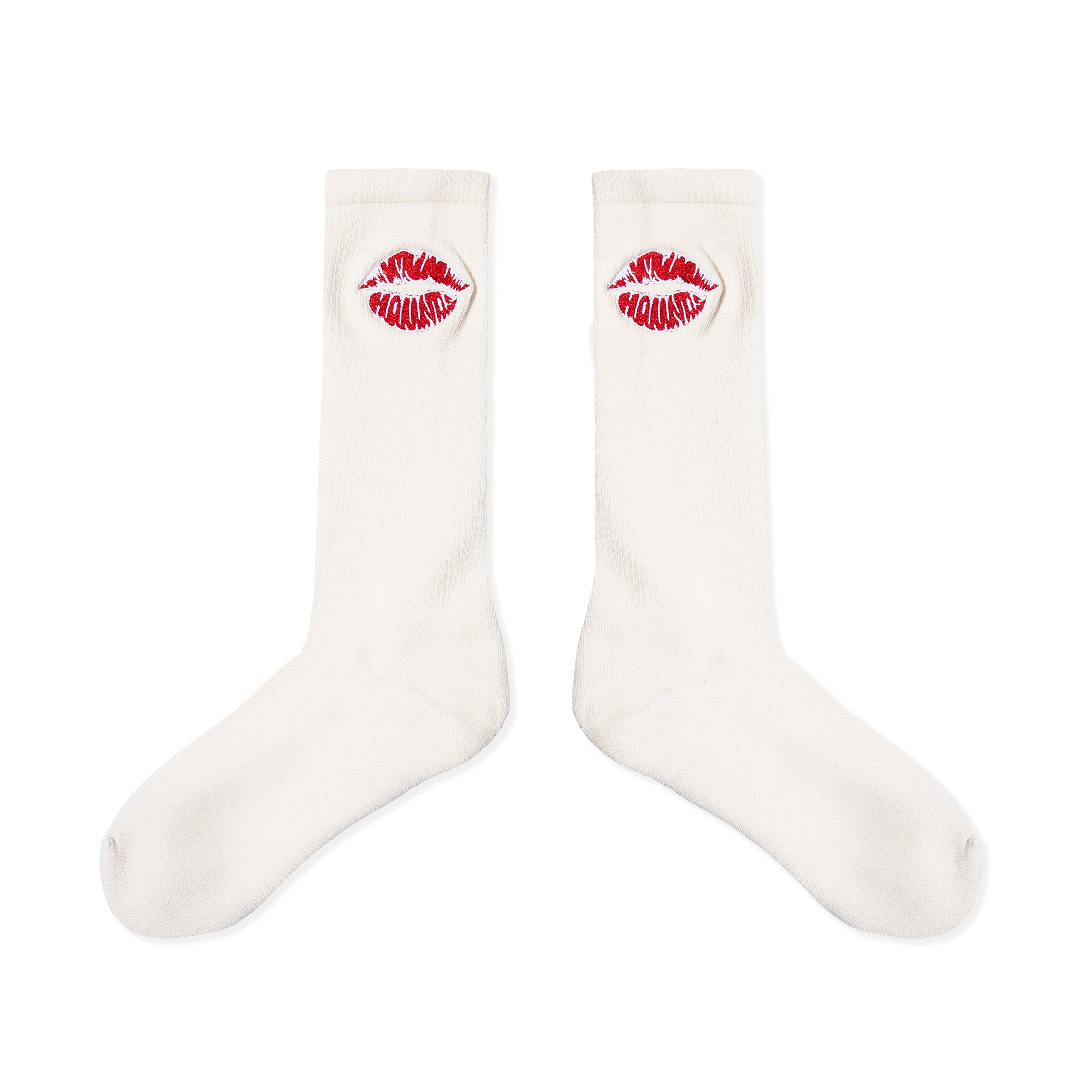 LIPS SOCKS WHITE