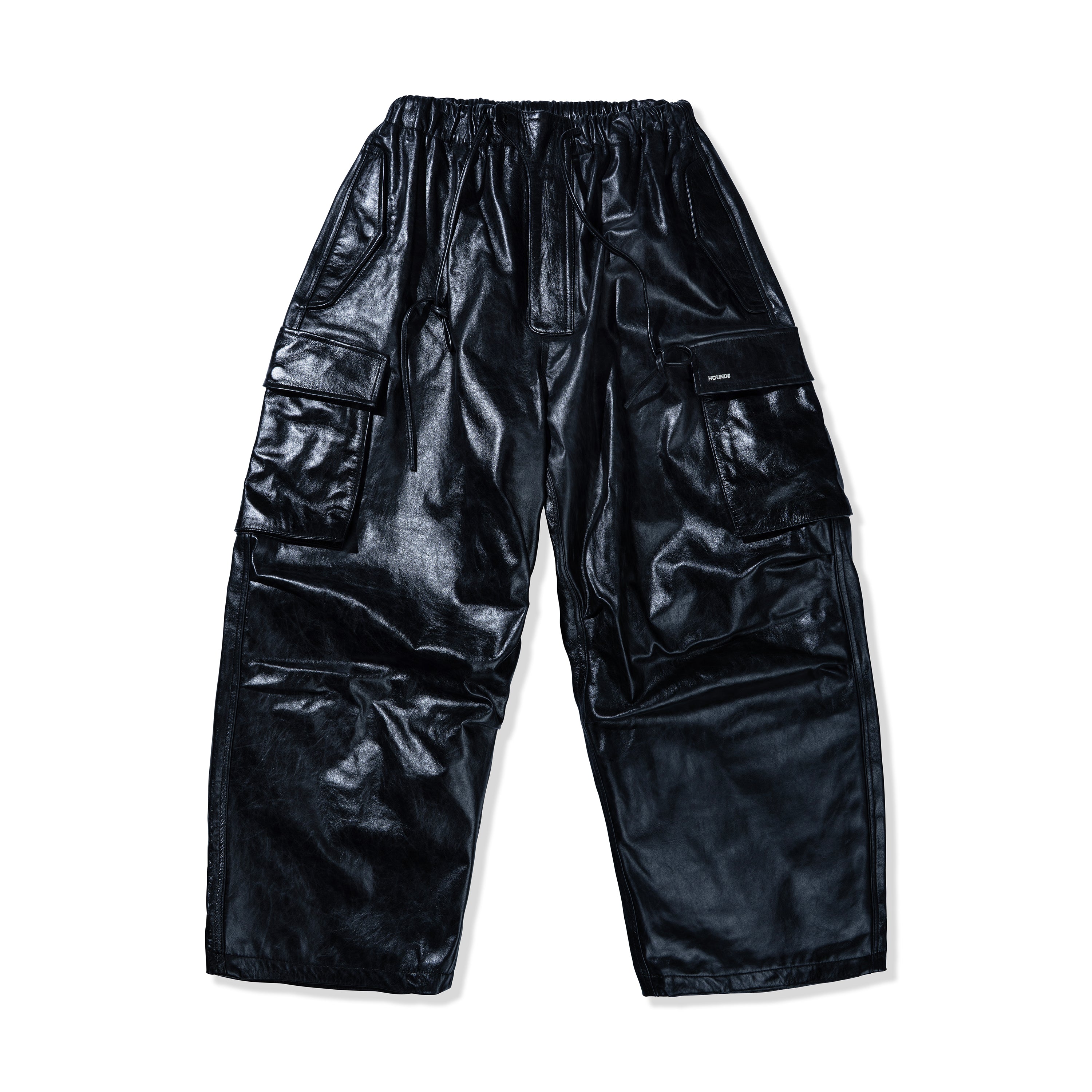 CARGO LEATHER PANTS