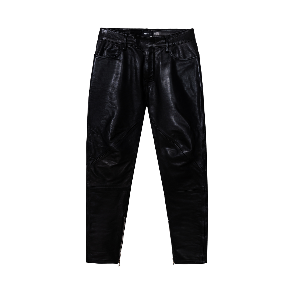 SLIM LEATHER PANTS