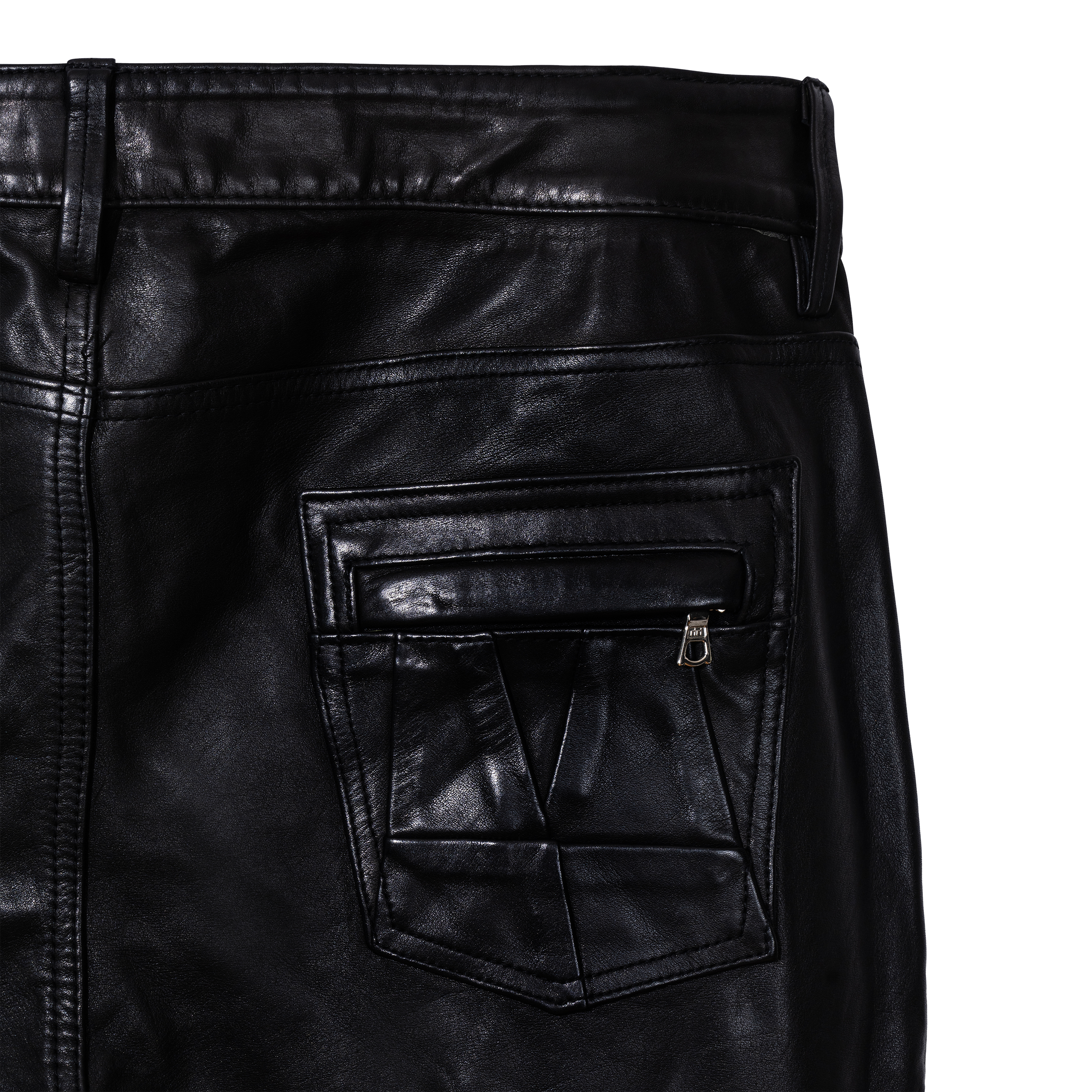 SLIM LEATHER PANTS