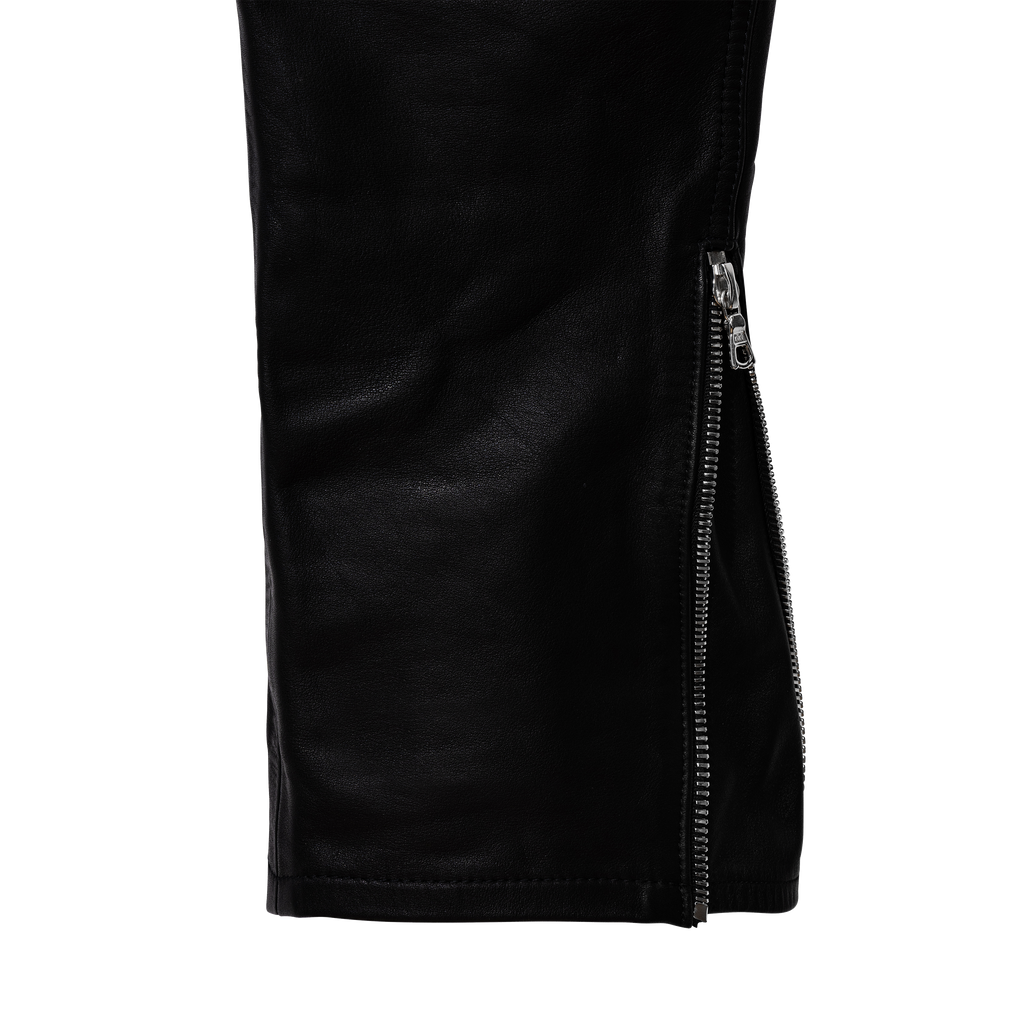 SLIM LEATHER PANTS