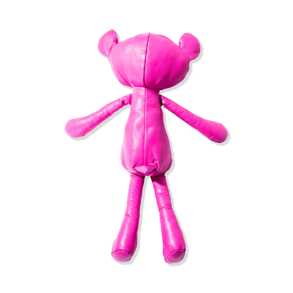 LEATHER BEAR HOT PINK