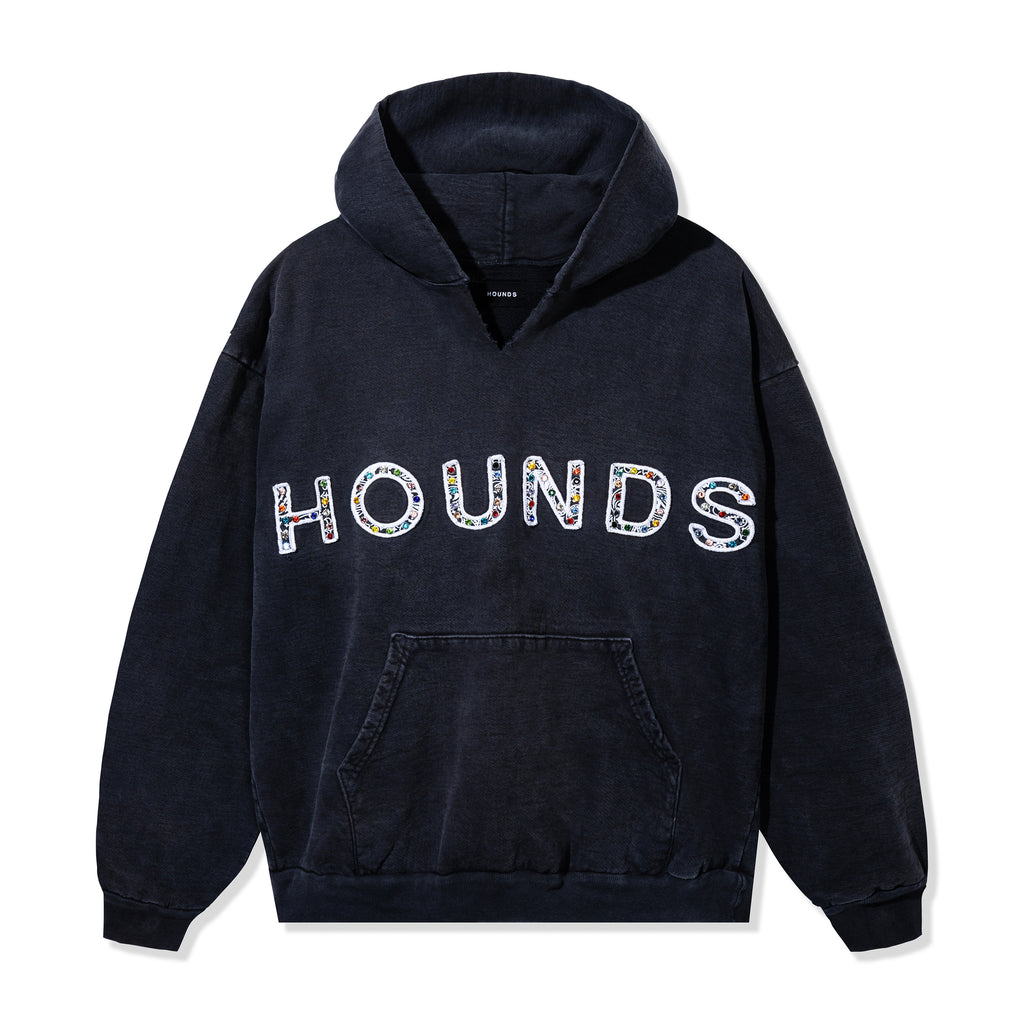 LETTER PATCH AGED HOODIE