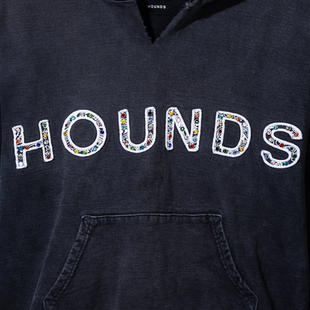 LETTER PATCH AGED HOODIE