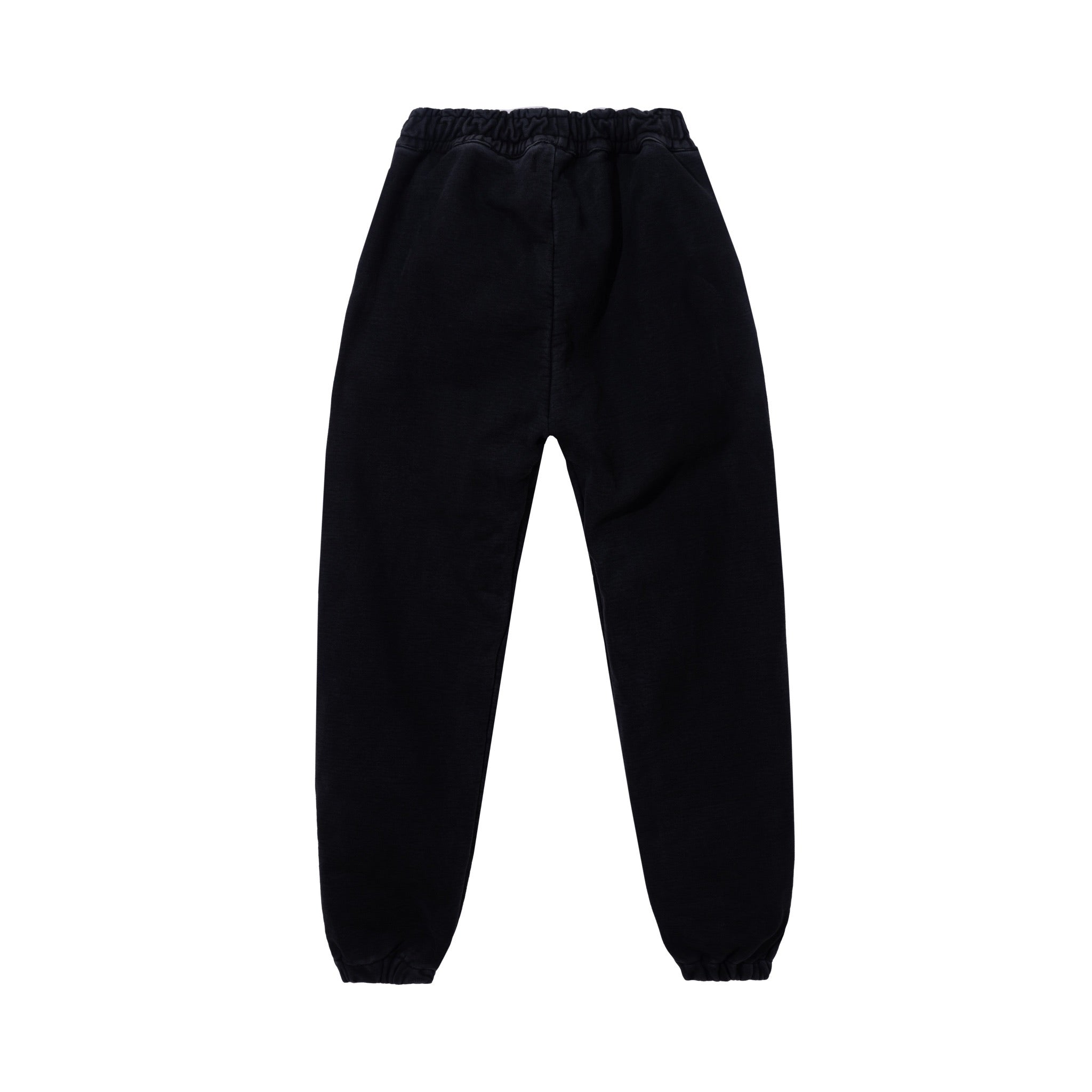 OVERWASHED SWEATPANTS -  BLACK