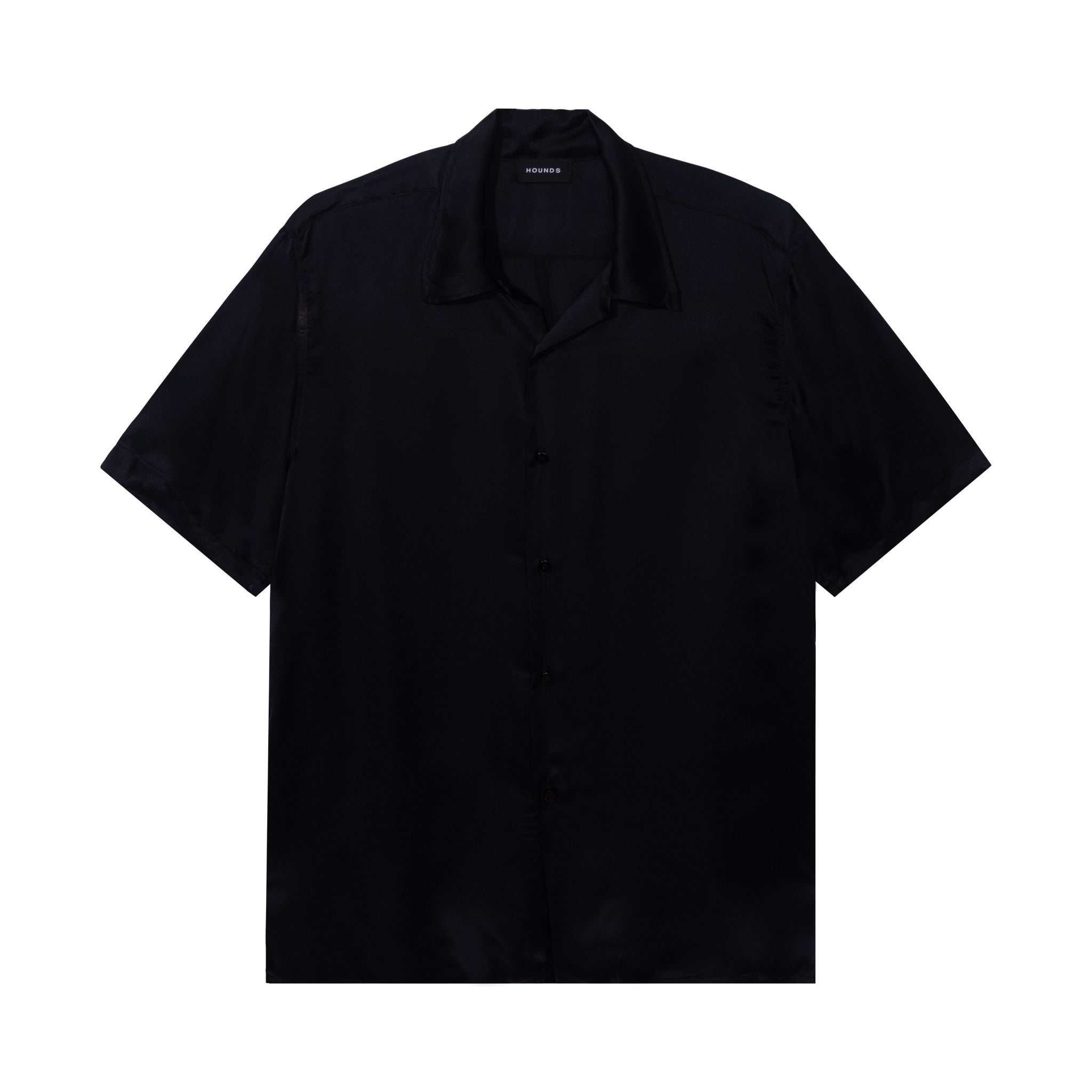CLASSIC CAT SILK SHIRT - BLACK