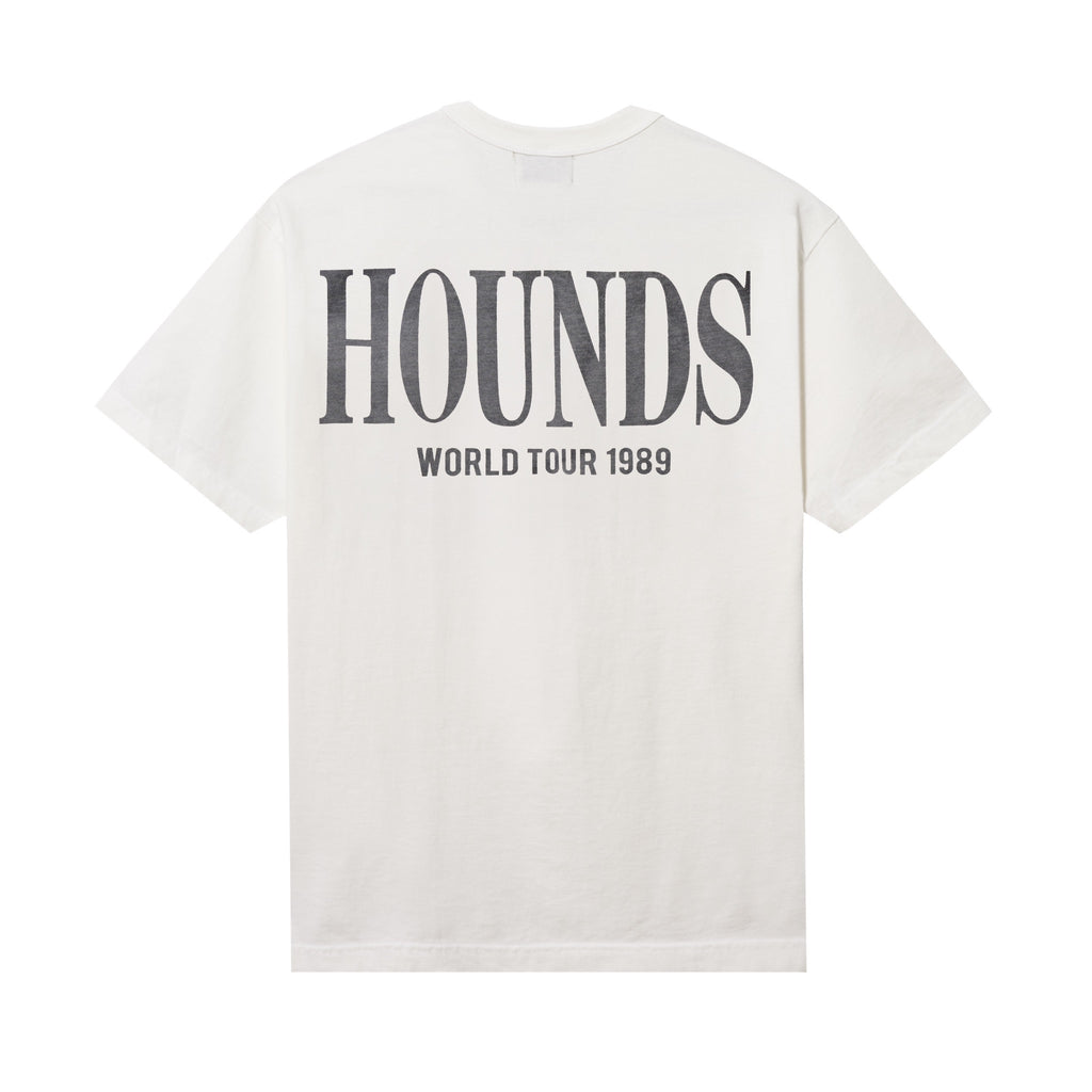 WORLD TOUR TEE - WASHED WHITE