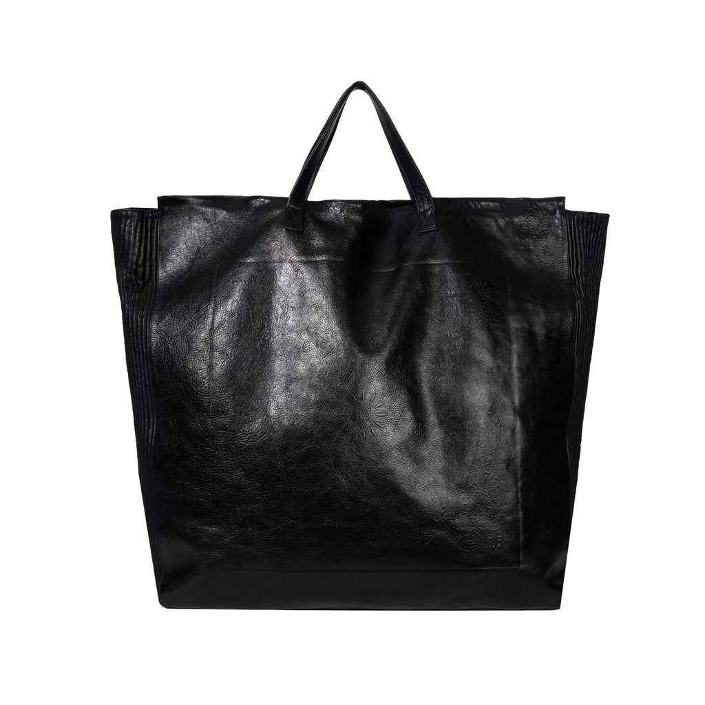 OVERSIZED TOTE BAG - BLACK