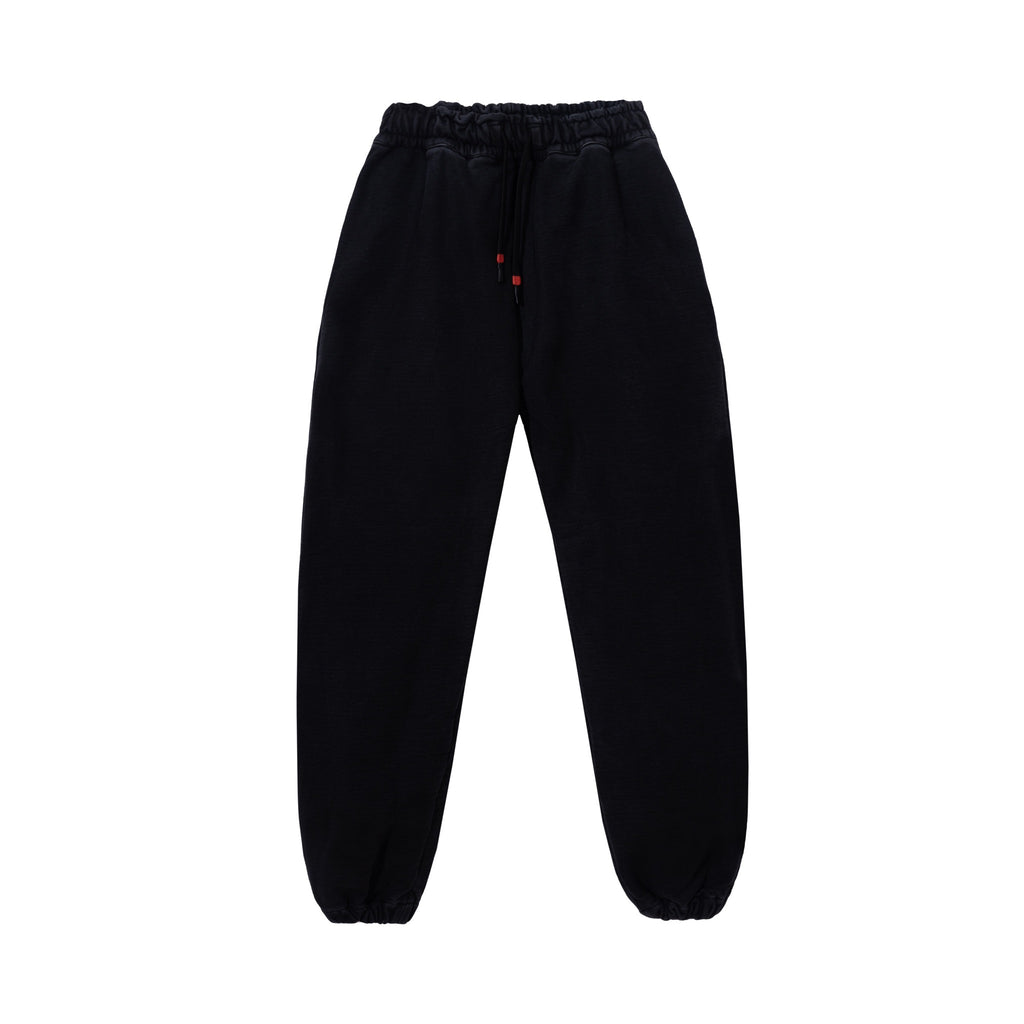 OVERWASHED SWEATPANTS -  BLACK