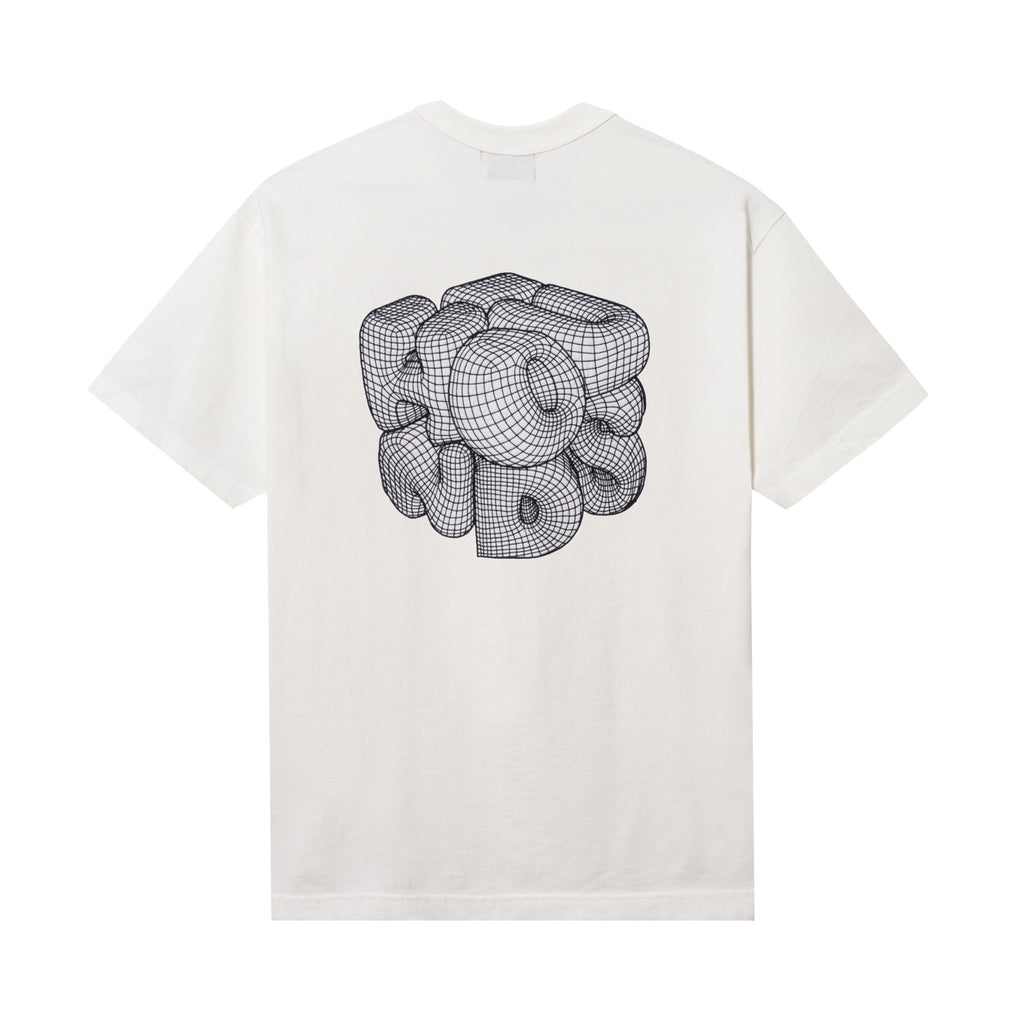 GEOMETRIC EMBROIDERED - WHITE