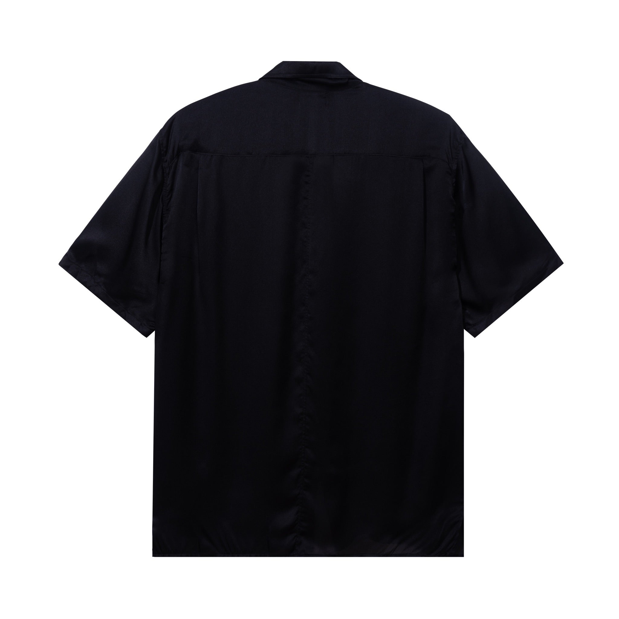 CLASSIC CAT SILK SHIRT - BLACK