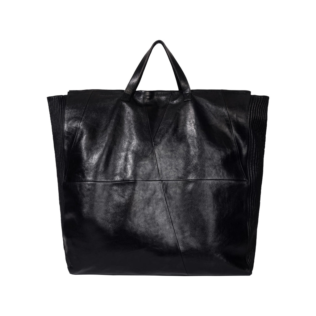 OVERSIZED TOTE BAG - BLACK