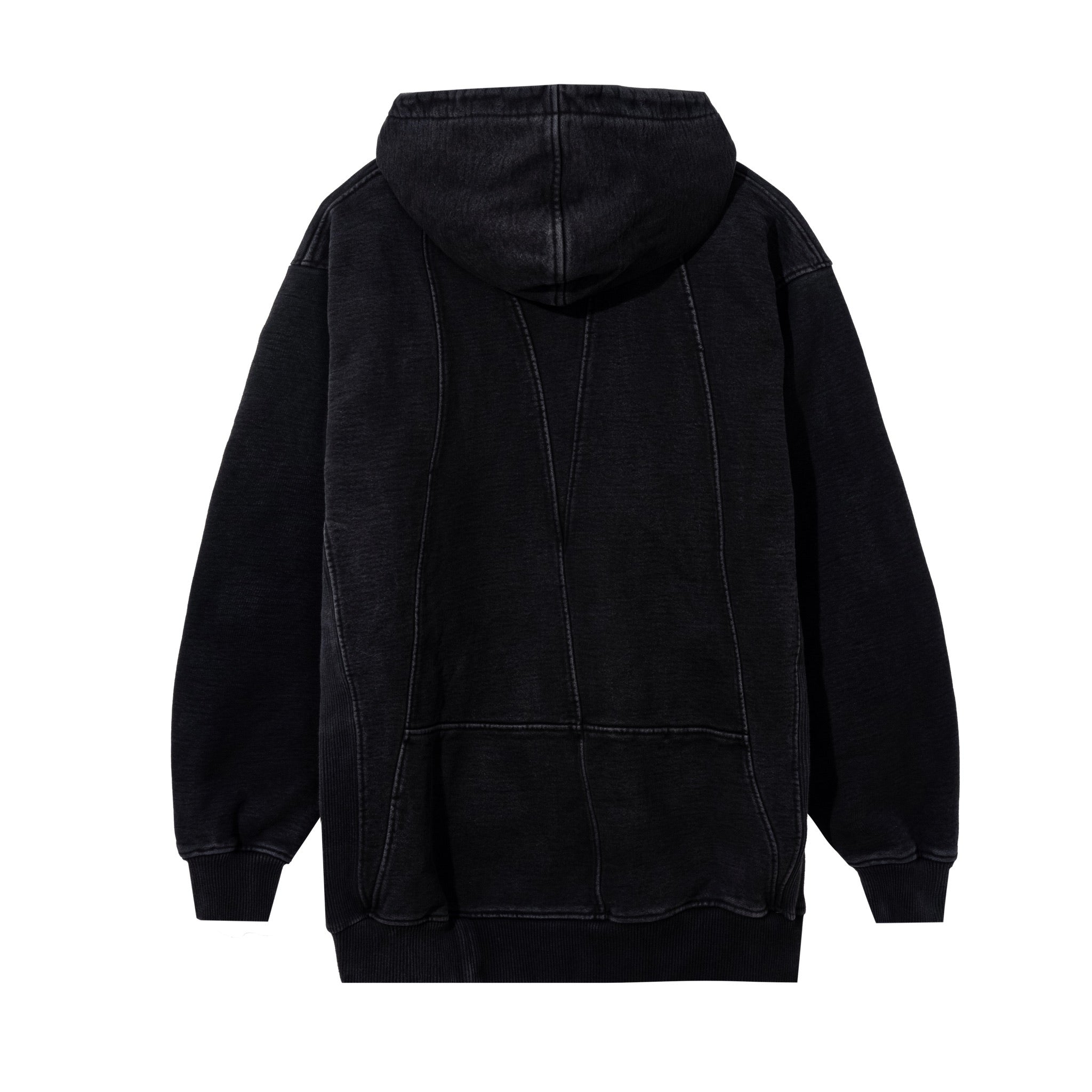 PEACE LOGO HOODIE - WASHED BLACK