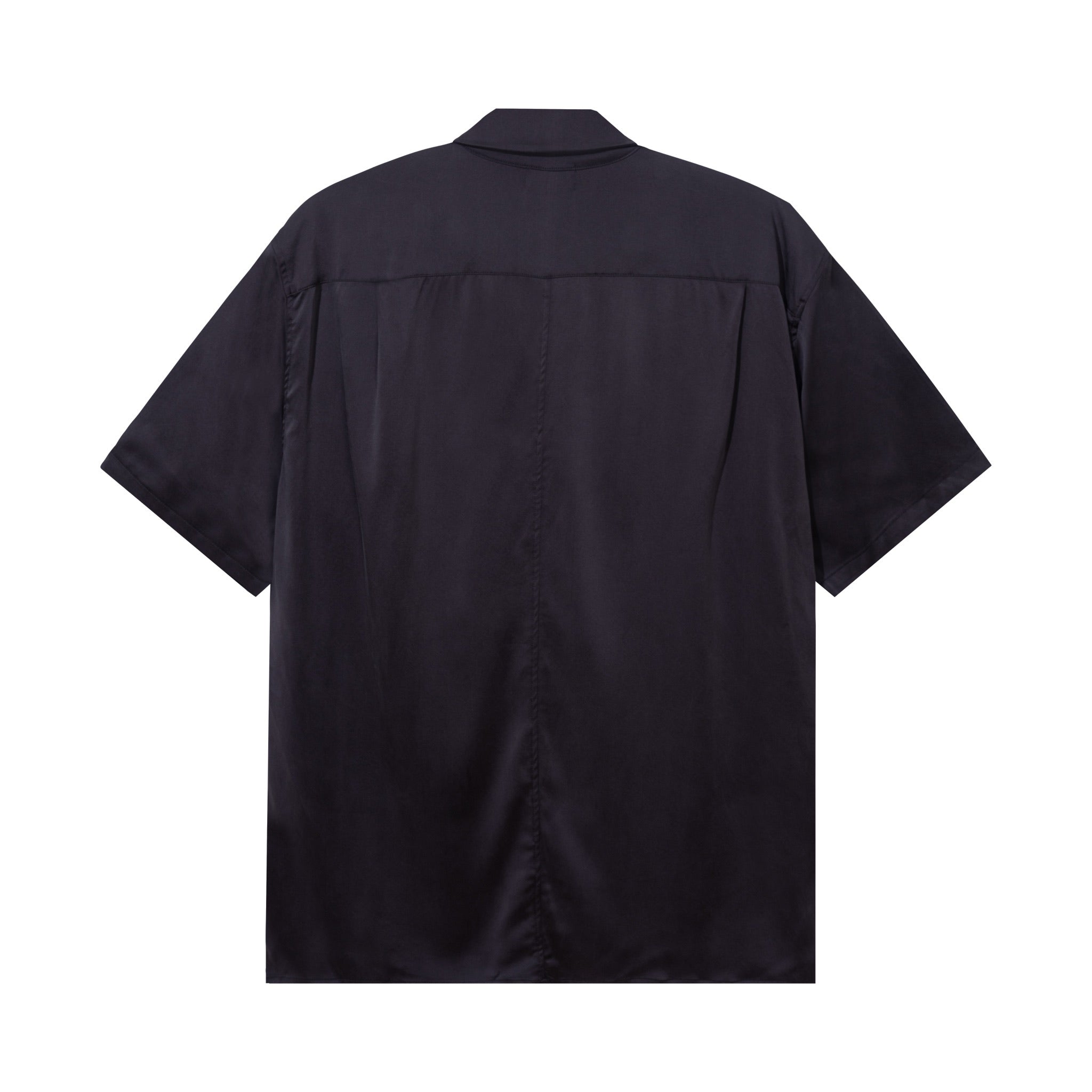 CLASSIC CAT SILK SHIRT - DARK GREY