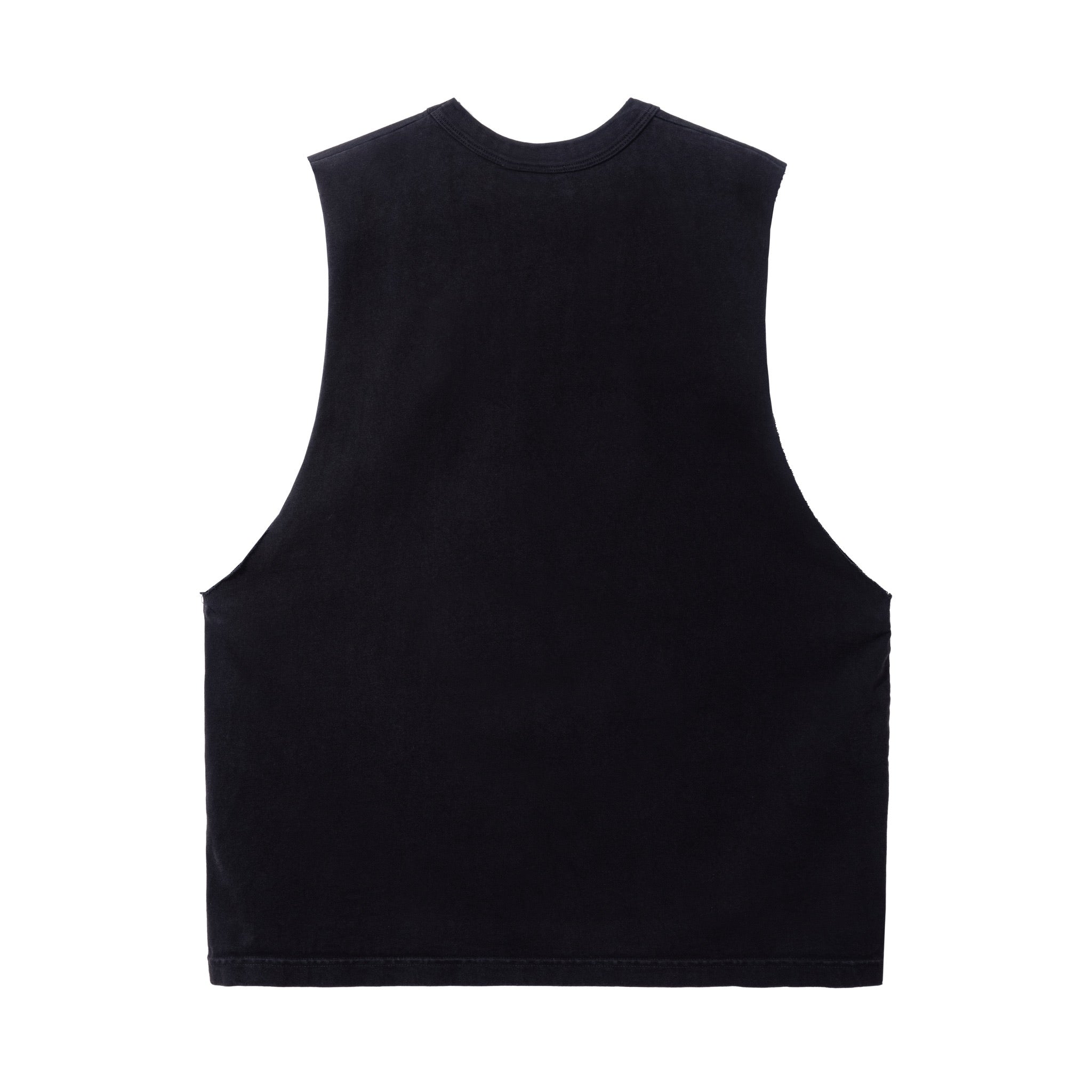 GLOBAL CUT OFF  TEE - WASHED BLACK