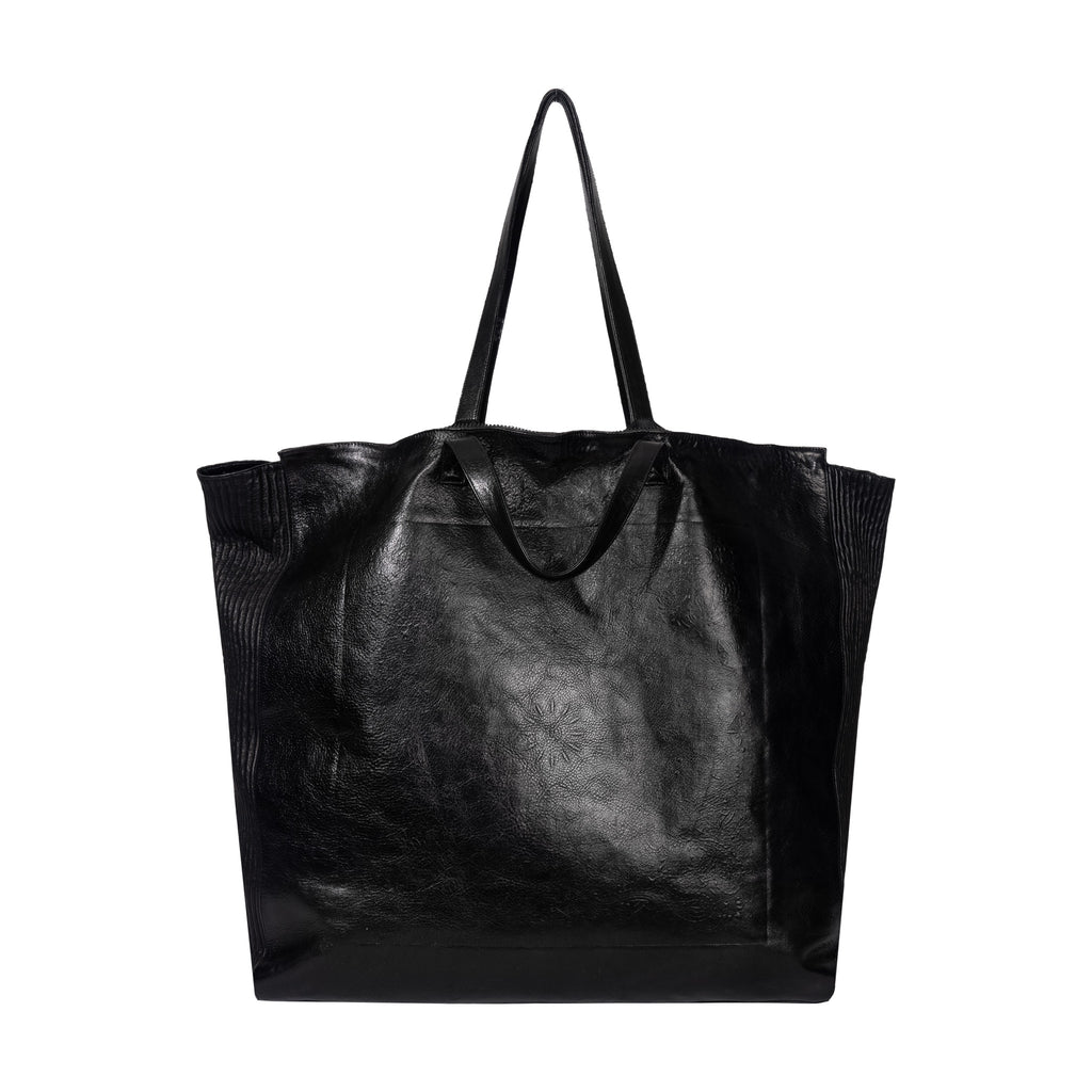 OVERSIZED TOTE BAG - BLACK