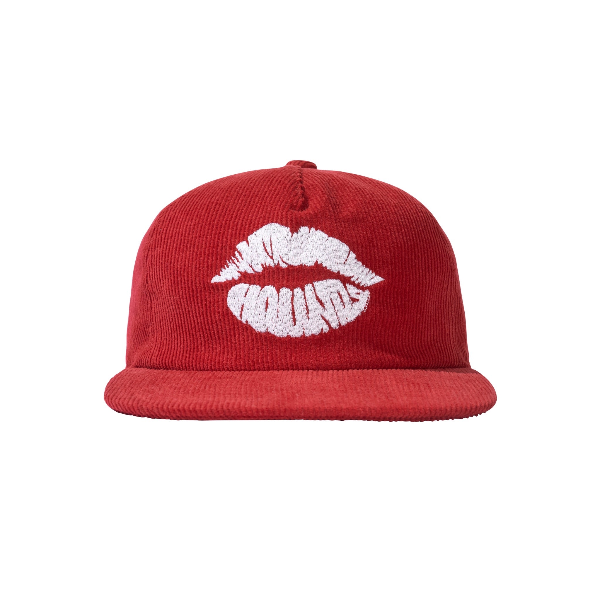 LIPS CORDUROY SNAPBACK - RED – HOUNDS